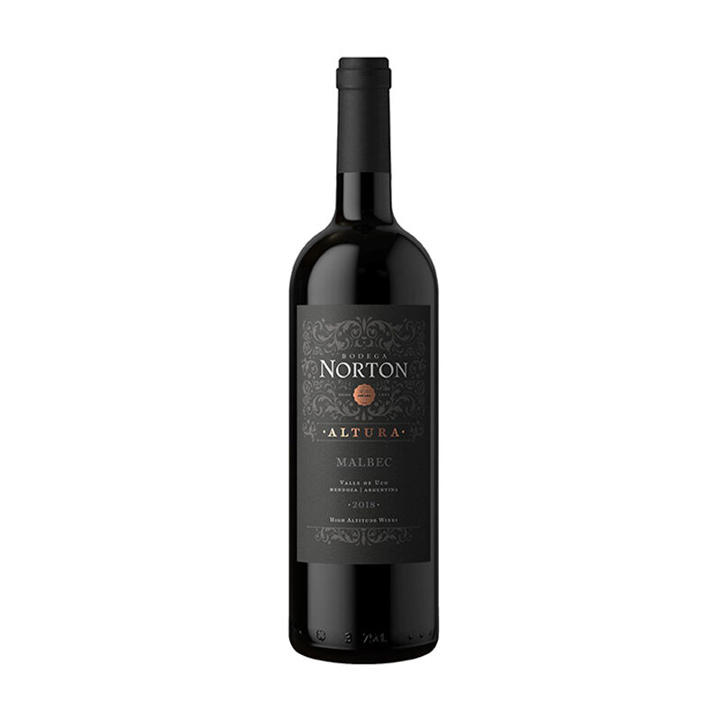 botella de Altura-Malbec-Norton