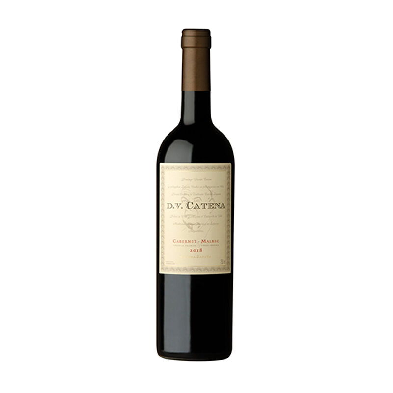 botella de DV-catena-Cabernet-Malbec