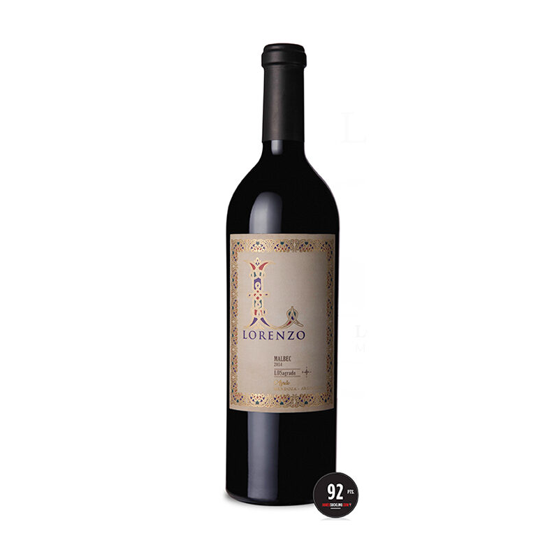 botella de Lorenzo-Malbec-Lo-Sagrado