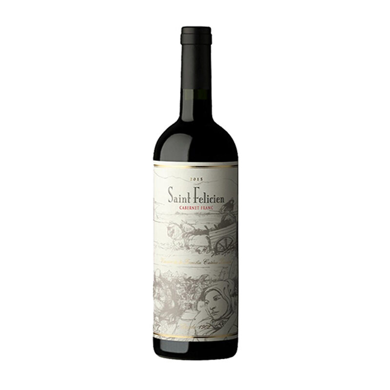 Botella de Saint-Felicien-Cabernet-Franc
