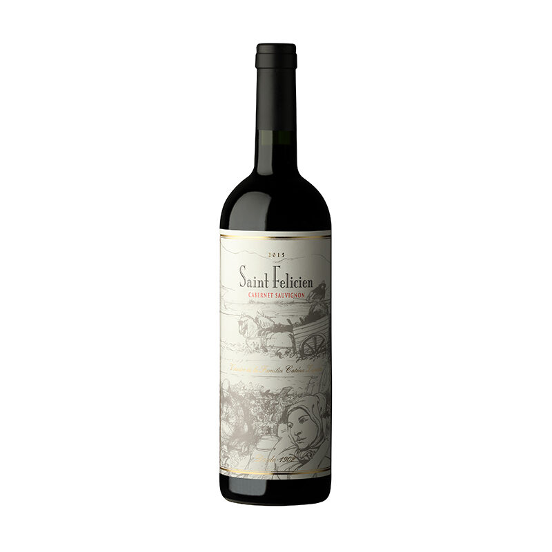 Botella de Saint-Felicien-Cabernet-Sauvigno